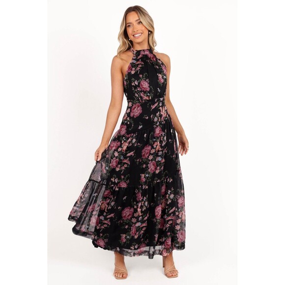 PETAL & PUP Eden Floral Halter Maxi Dress NWT IN STORES $119 SZ M - Picture 2 of 8